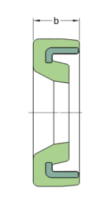 42X52X4 HM4 R  манжетное уплотнение SKF