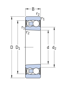 2207 E-2RS1KTN9  подшипник  SKF