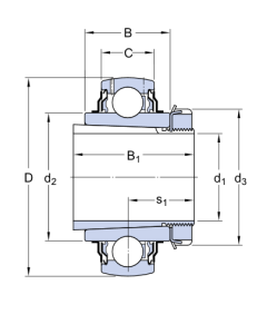 Картинка YSA 209-2FK   подшипник SKF от компании «BC Industry» Корпуса, корпусные подшипники, подшипниковые узлы, смазки для подшипников, сальники, манжеты, уплотнения - купить в Шымкенте, в Алматы. Купить подшипники в Шымкенте. Купить подшипники в Алматы. SKF Казахстан.