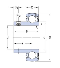 YAT 209   Подшипник  SKF