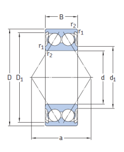 Картинка 3207 A-2Z подшипник SKF от компании «BC Industry» Корпуса, корпусные подшипники, подшипниковые узлы, смазки для подшипников, сальники, манжеты, уплотнения - купить в Шымкенте, в Алматы. Купить подшипники в Шымкенте. Купить подшипники в Алматы. SKF Казахстан.