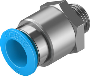 Картинка 186350 Штуцер с цанговым соединением  QS-G1/4-12 от компании BCIndustry