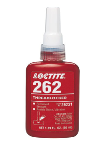 Картинка 262 LOCTITE 50ml Фиксатор резьб высокой прочности от компании «BC Industry» Средства промышленной химии.
