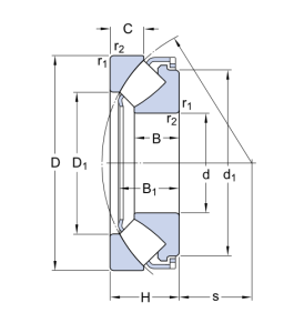 29434 E   подшипник  SKF